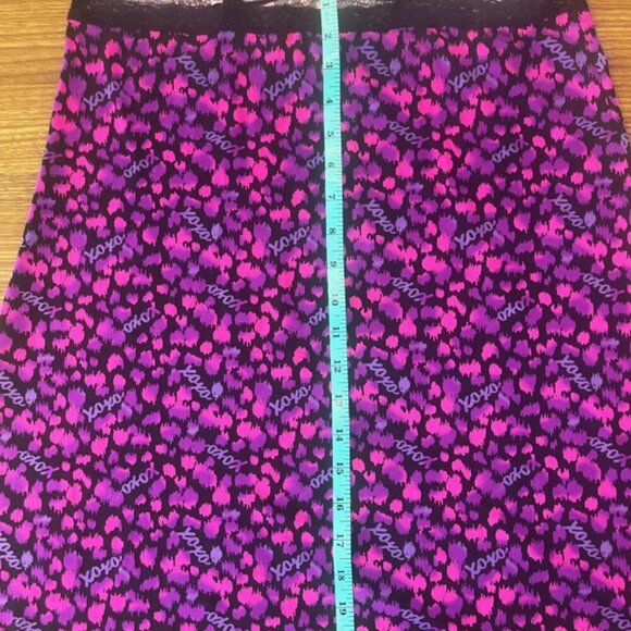 XOXO Lace Trim Purple Leopard Cami – Size L - Picture 6 of 7
